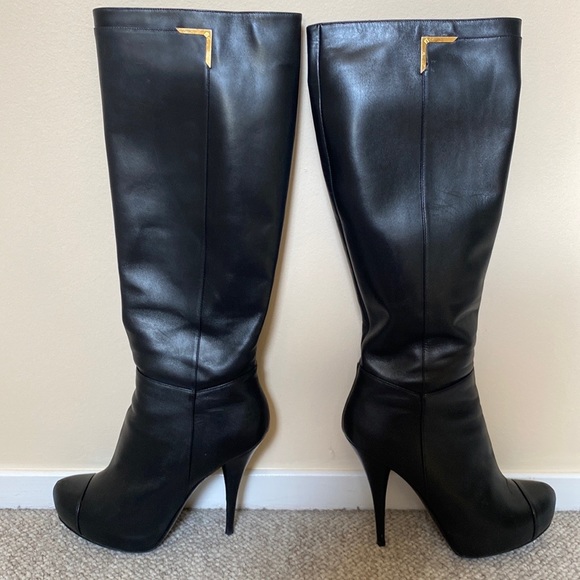 Fendi Stivale Vitello cap toe boots black size 40 - Picture 3 of 15